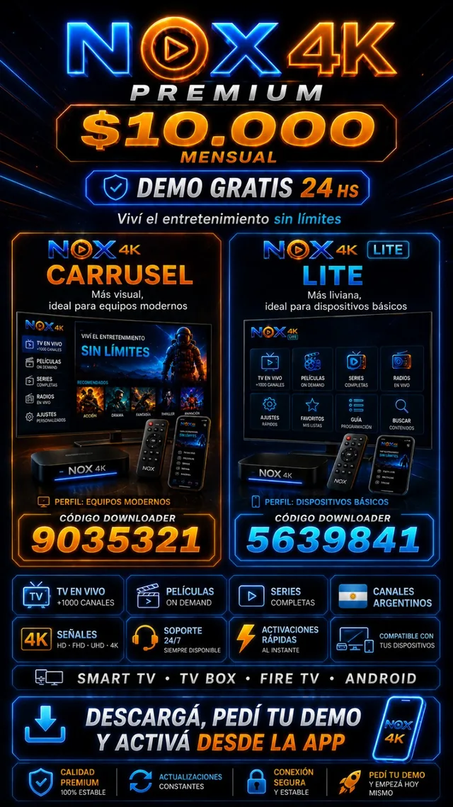 Información de NOX 4K Premium